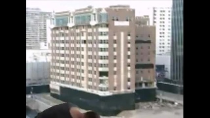 Man Demolishes Building