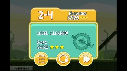 Angry Birds (level 2-4) 3 Stars