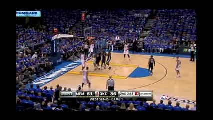 Nba Playoffs 2011 Conference Semi-finals Game 1: Memphis Grizzlies @ Oklahoma City Thunder 114 - 101