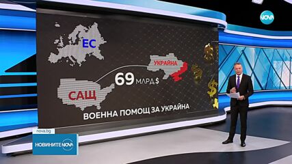 Каква помощ за Украйна са отпуснали САЩ и каква ЕС