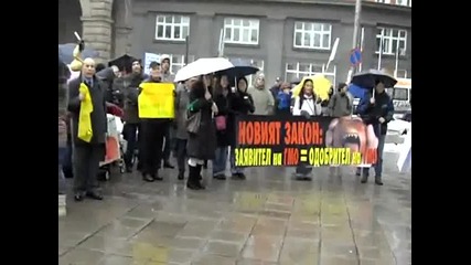 Протеста в София срещу Гмо от www.farmer.bg