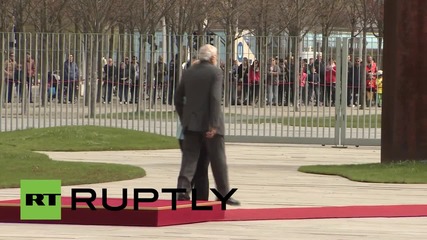 Germany: Solider faints awaiting Indian PM Modi's arrival for Merkel meeting