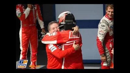Kimi Raikkonen F1 2007 champion 