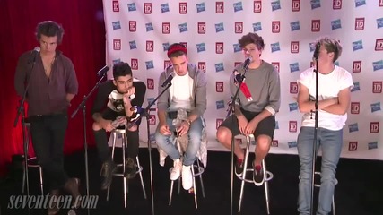 Интервю на One Direction за Seventeen