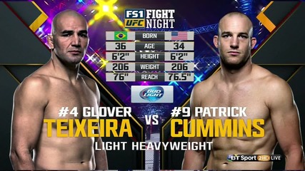 Glover Teixeira vs Patrivk Cummins (ufc Fight Night 77, 7.11.2015)