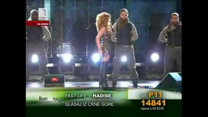 Hadise - Fast Life [balkan music awards 2009]