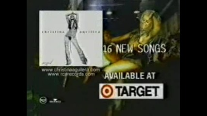 Aguilera Target Stripped Commercial (2001)