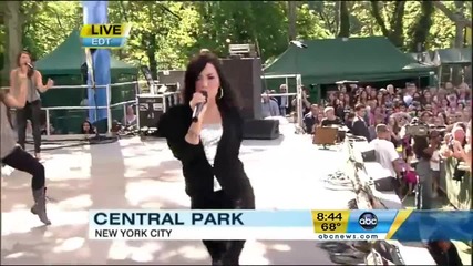 Demi Lovato - Can't Back Down (live On Good Morning America) - Camp Rock 2 Hd