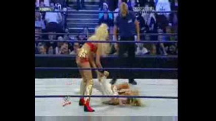 Unforgiven 2008 - Michelle vs Maryse (divas Championship)