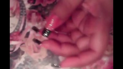 Its Friday Pink _ Black _ Glitter _ Rhinestones