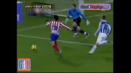 14.01 Atletico Madrid - Recreativo Huelva 5:1 Кун Агуеро втори гол ! 