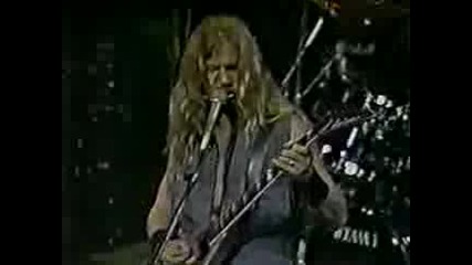megadeth skin o my teeth hangin with mtv 1992 