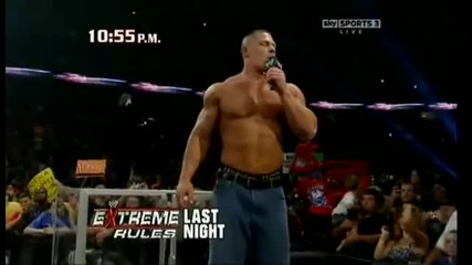 John Cena Announces Osama Bin Laden's Death at Wwe Extreme Rules 2011