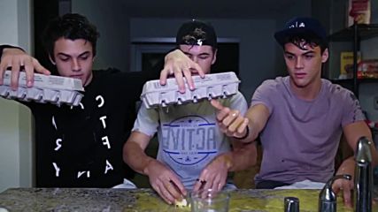 Messy Egg Roulette Challenge W_ Dolan Twins___
