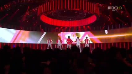 Teen Top - Be Ma Girl @ Music Core (25.08.2012)