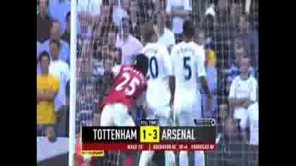 Tottenham - Arsenal Adebayor Goal