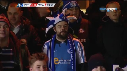 Питърбъро - Уест Бромич 0:0 /първо полувреме/