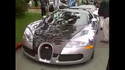 5 Bugatti Veyrons На Едно Място 