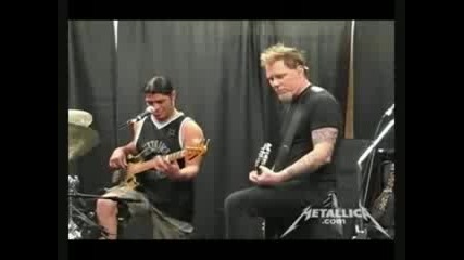 Metallica - Newark Tuning Room 31.1.2009