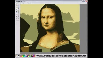 Как Се Рисува Мона Лиза С Paint