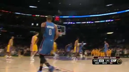 La Lakers Vs Oklahoma City Thunder Game 4 Full Highlights Nba Playoffs 2012_(360p)