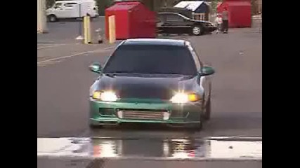 Honda Civic 3 Burnouts