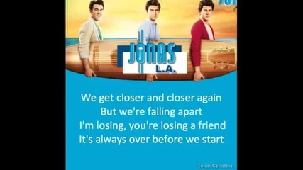 Jonas Brothers - Things Will Never Be The Same (full with lyrics) (бг превод) 