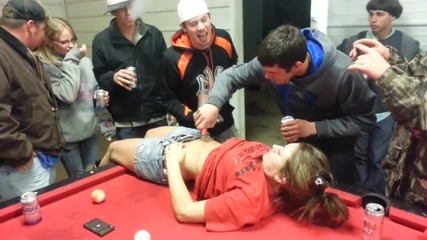 Belly shots with Stacey