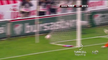 Bursaspor 1 : 1 Antalyaspor - Ivankov Gol 03.04.2010