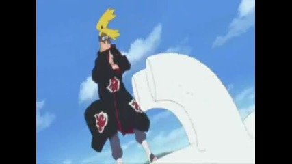 Deidara Vs Sasuke