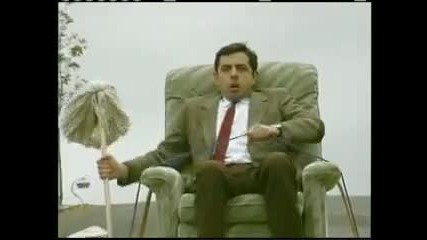 Mr. Bean Video - Mr. Bean driving on roof of a car (360p)