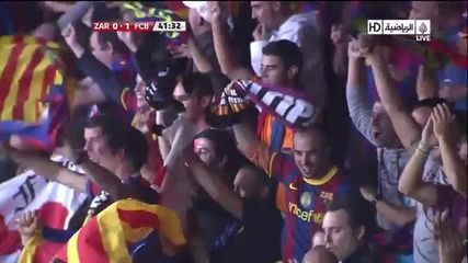 Zaragoza vs Barcelona 0 - 2 Messi First Goal Highlights Hd