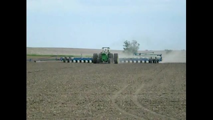 John Deere 6030 and 24 Row Kinze Planter 