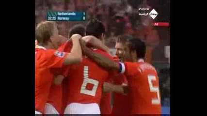 Holland - Norway 1 - 0 A.ojer 10.06.2009