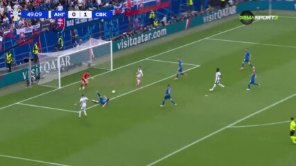 Какво се случи в тази ситуация на мача Англия - Словакия?