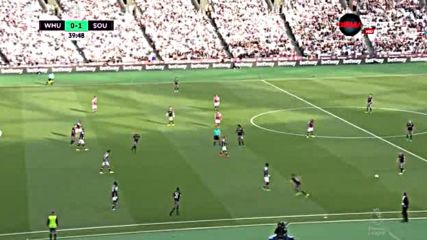 Уест Хем Юнайтед - Саутхемптън 0:1 /първо полувреме/