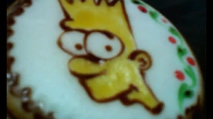 Latte art + Simpson = Simpsonchino