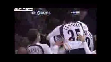 Berbatov West Ham United 33 Tottenham Spur