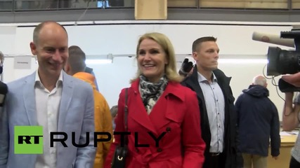 Denmark: Incumbent Prime Minister casts ballot as polls show voters split