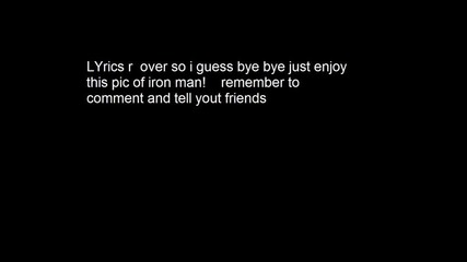 Iron Man-black Sabbath-lyrics Included