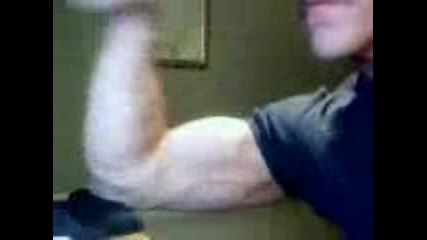 Big Biceps Flexing