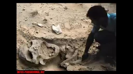 Открити гигански кости на хора