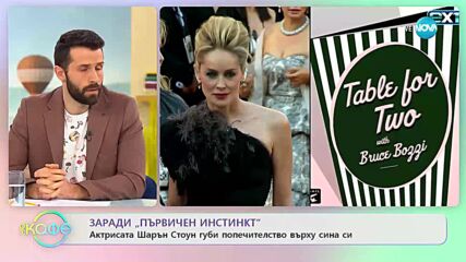 Актрисата Шарън Стоун губи попечителство върху сина си заради „Първичен инстинкт” - „На кафе”