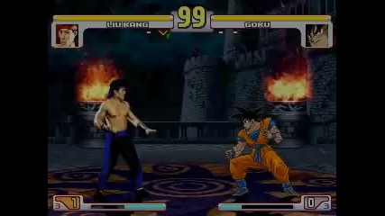 Liu Kang vs Goku Mugen Battle