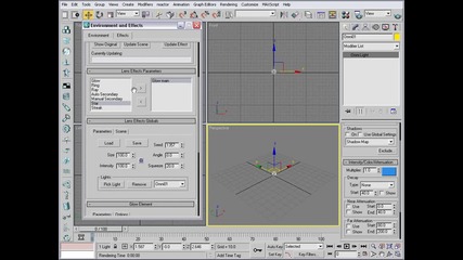 3dsmax - flare ефект - урок