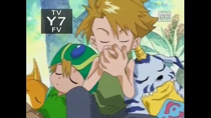 Digimon Se1 Ep 04 - biyomon gets fire power