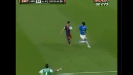Barcelona vs Almeria 3-1 09_04_2011