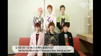 Teen Top - No. 1 Showcase Miss Right Interview (hd)