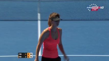 Цветана Пиронкова - Доминика Цибулкова ( Australian Open 2015 )