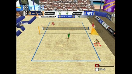 играта плажен волейбол - 4 етап - бразилия и италия